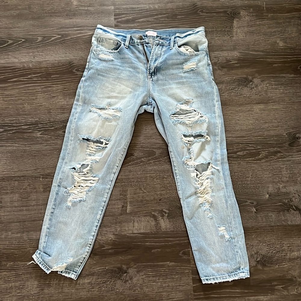 Pink Lily distressed Jeans
